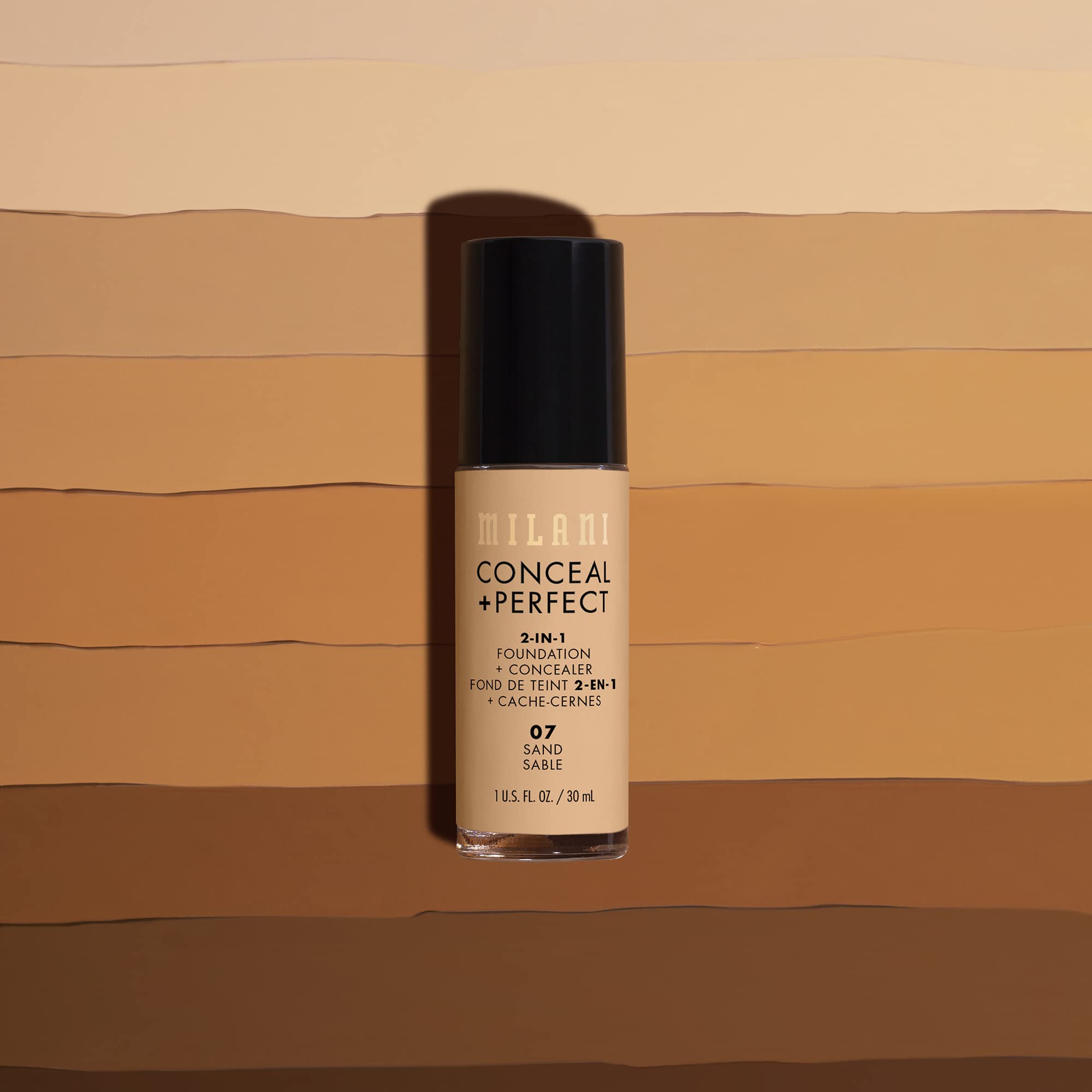 Milani Conceal + Perfect Liquid Foundation - Light Natural, 1 Fl. Oz. - Image 7