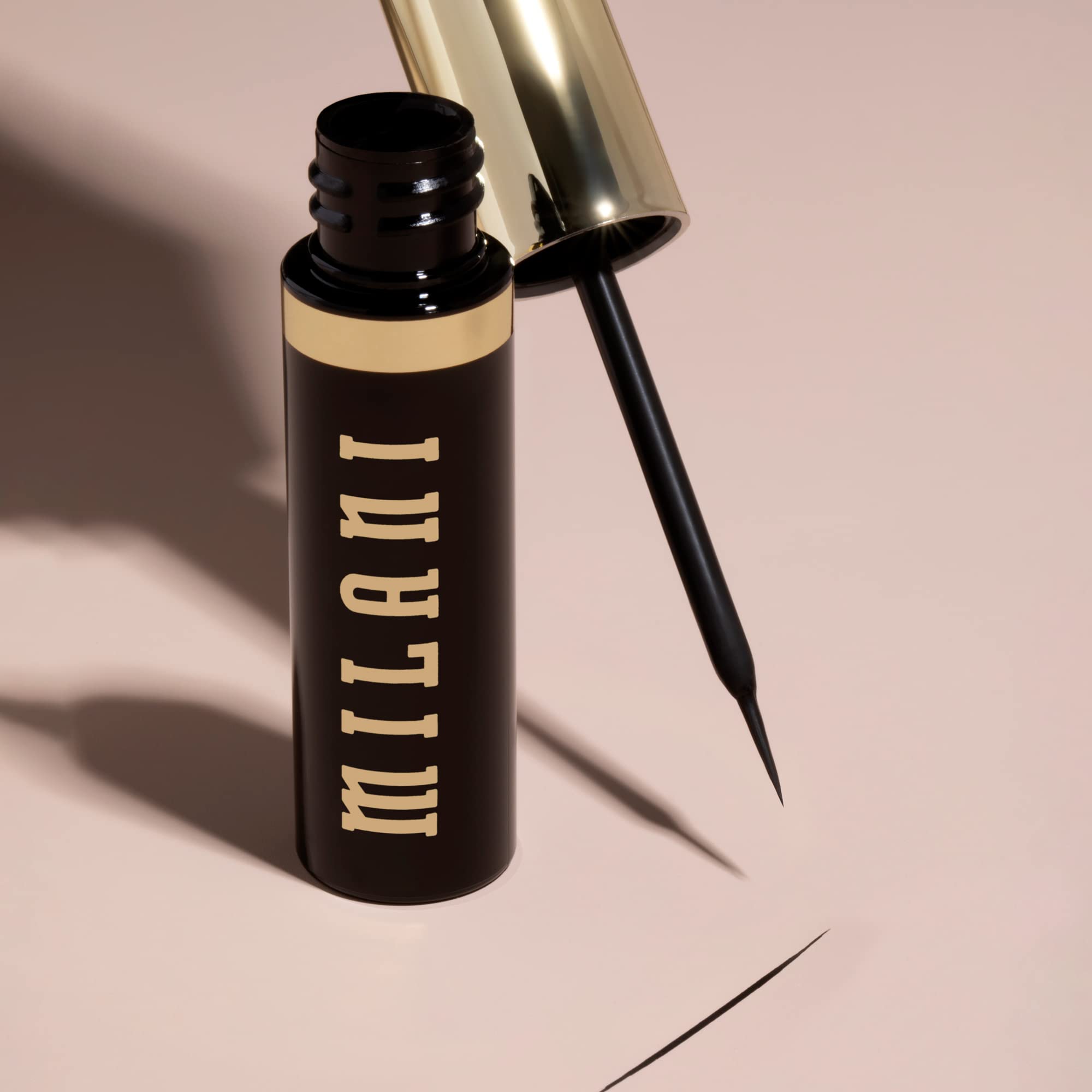 Milani Stay Put Infinite Eyeliner for Sharp, Precise Lines, Black - Image 7