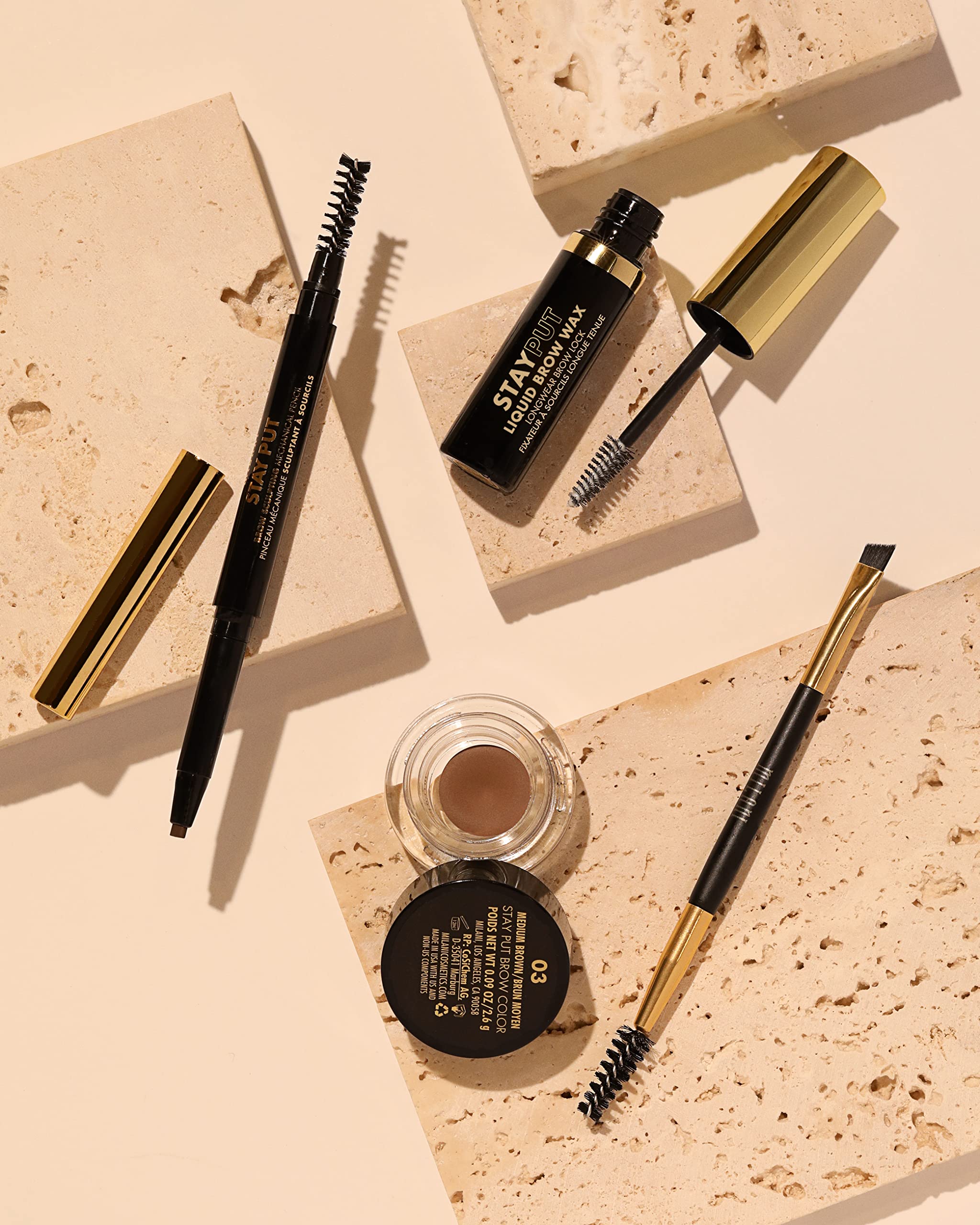 Milani Stay Put Liquid Brow Wax for Added Lift and Feathering - Image 8